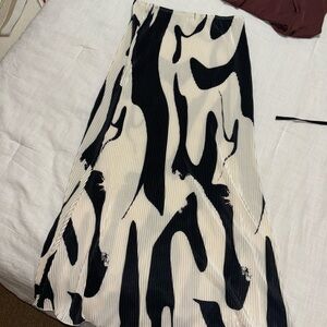 SHEIN midi ribbed skirt